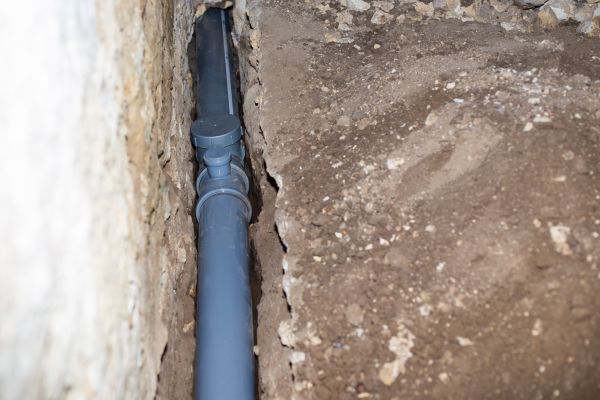 Drain Line Installation in Missoula