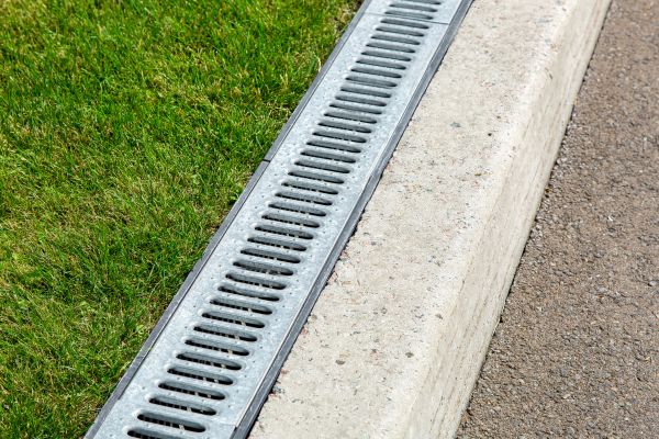 Courtyard Drain Installation in Missoula